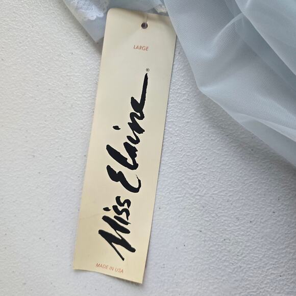 W Miss Elaine Sheer Lace Blue Nightgown Robe Vintage Deadstock NWT Women Size L - Picture 14 of 14